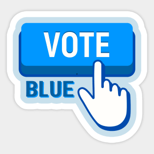 VOTE BLUE Sticker